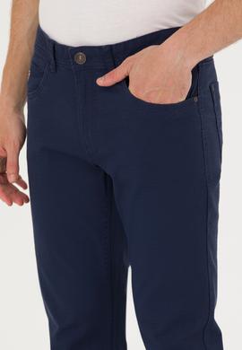 Erkek Lacivert Kanvas / Chino Pantolon - 50271484013