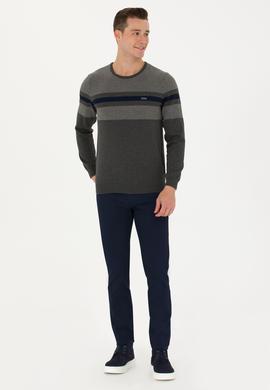 Erkek Lacivert Kanvas / Chino Pantolon - 50275828176