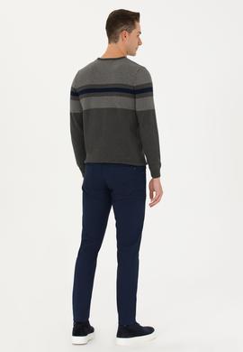 Erkek Lacivert Kanvas / Chino Pantolon - 50275828176