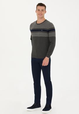 Erkek Lacivert Kanvas / Chino Pantolon - 50275828176