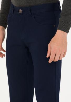 Erkek Lacivert Kanvas / Chino Pantolon - 50275828176