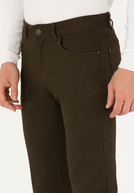 Erkek Koyu Haki Kanvas / Chino Pantolon - 50275828484