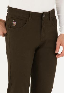 Erkek Koyu Haki Kanvas / Chino Pantolon - 50275828484