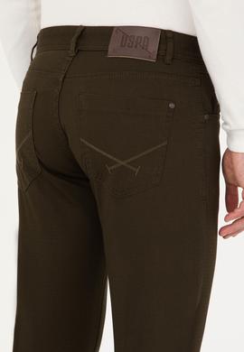 Erkek Koyu Haki Kanvas / Chino Pantolon - 50275828484