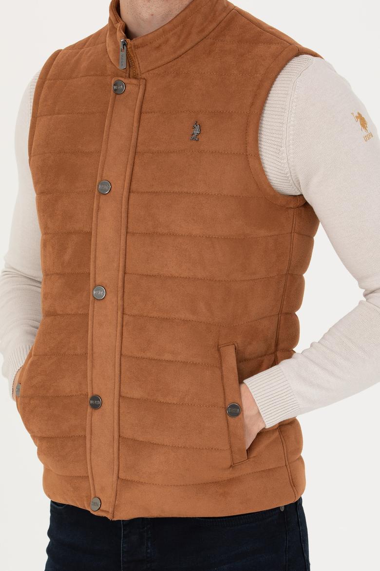 Erkek Taba Deri Ceket - 50278979004