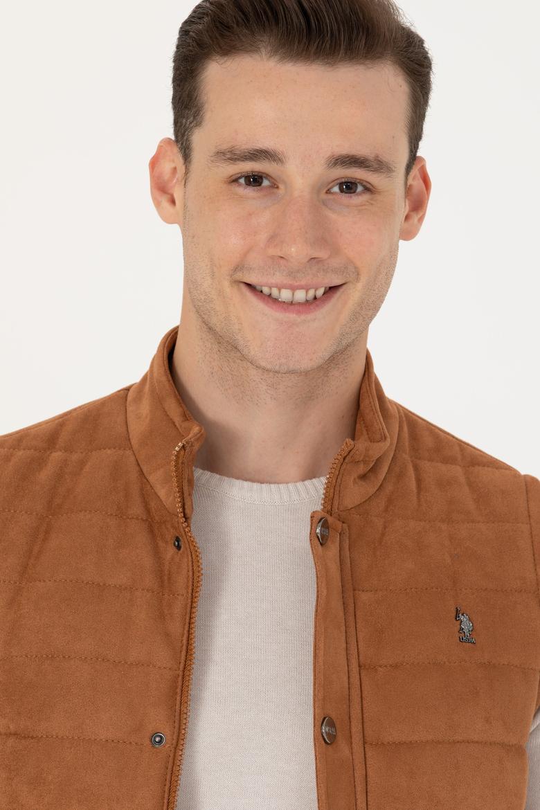 Erkek Taba Deri Ceket - 50278979004