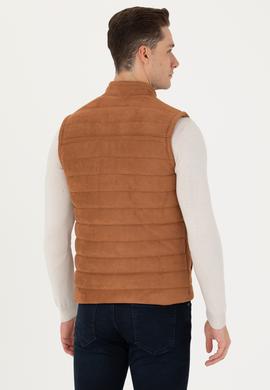 Erkek Taba Deri Ceket - 50278979004