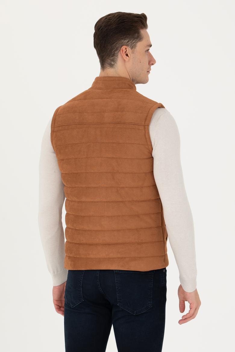 Erkek Taba Deri Ceket - 50278979004