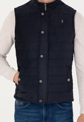 Erkek Lacivert Deri Ceket - 50278979011