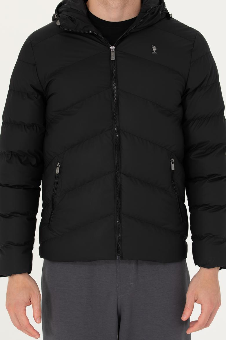 Erkek Siyah Deri Ceket - 50278980002