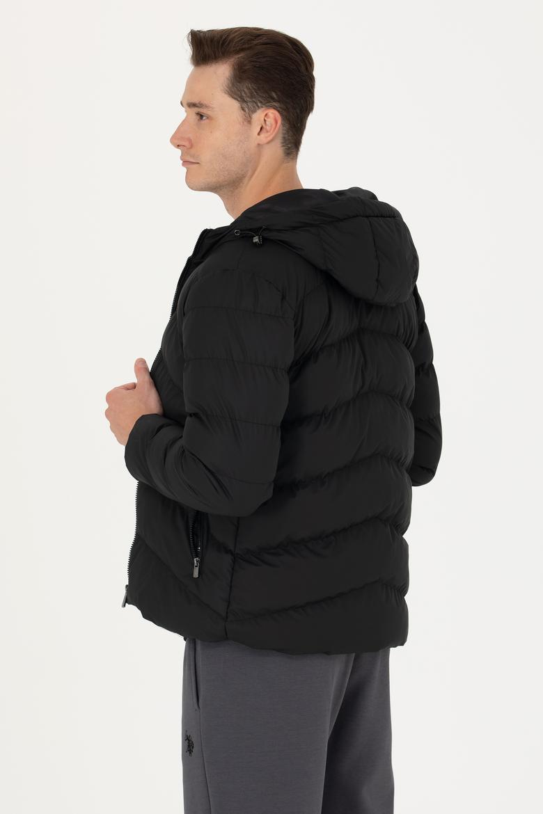 Erkek Siyah Deri Ceket - 50278980002