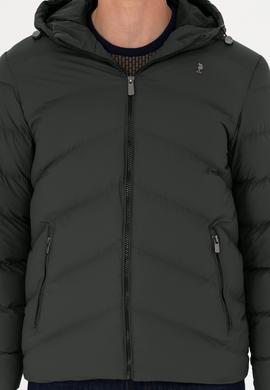 Erkek Haki Deri Ceket - 50278980011