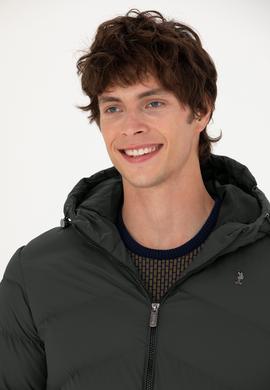 Erkek Haki Deri Ceket - 50278980011