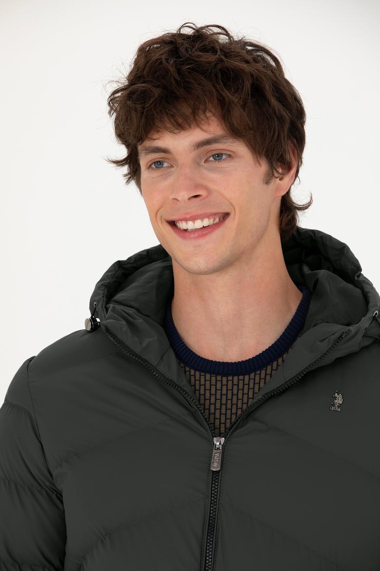 Erkek Haki Deri Ceket - 50278980011