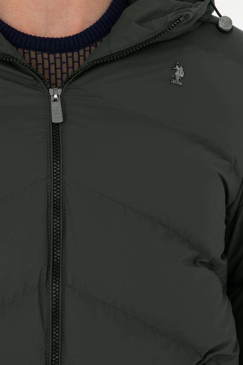 Erkek Haki Deri Ceket - 50278980011