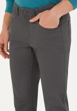Erkek Antrasit Kanvas Pantolon - 50271484033