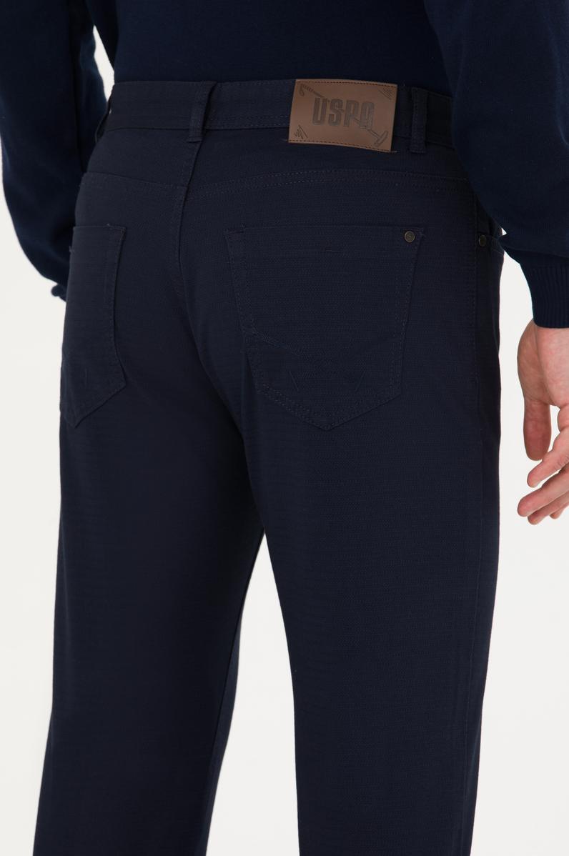 Erkek Lacivert Kanvas / Chino Pantolon