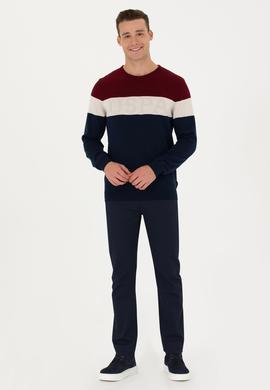 Erkek Lacivert Kanvas / Chino Pantolon - 50271485253