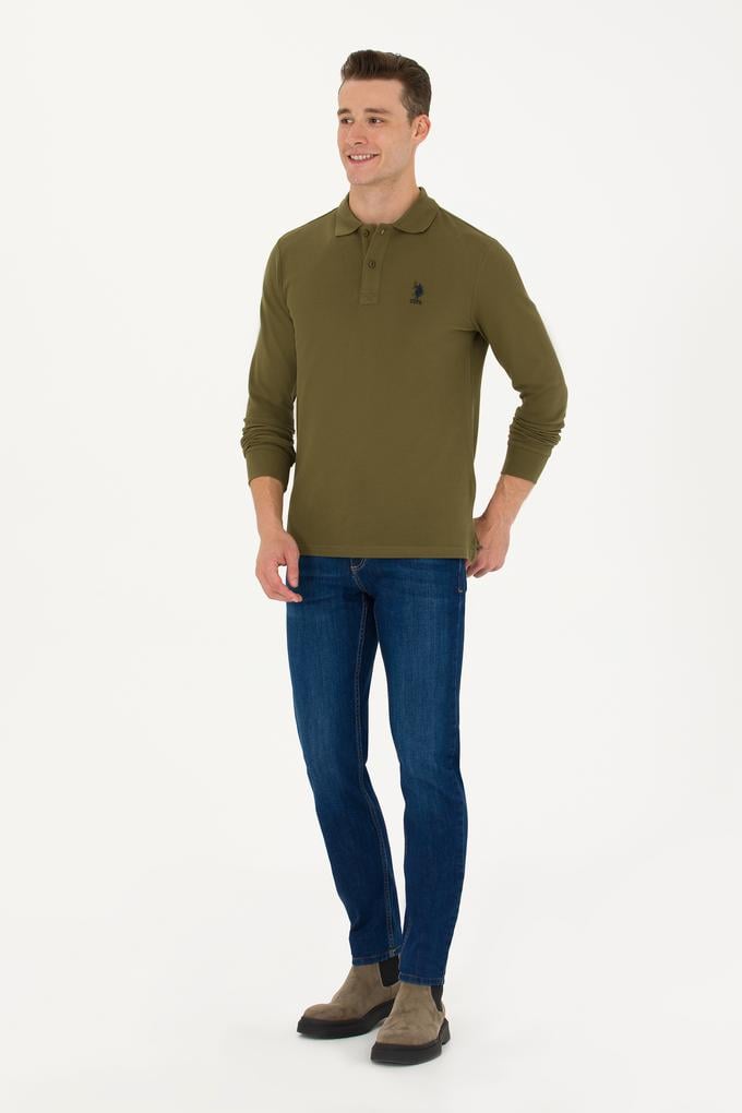 Erkek Koyu Mavi Jean Pantolon