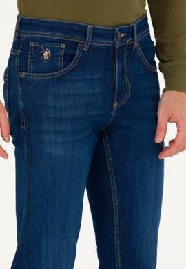 Erkek Koyu Mavi Jean Pantolon - 50275920027