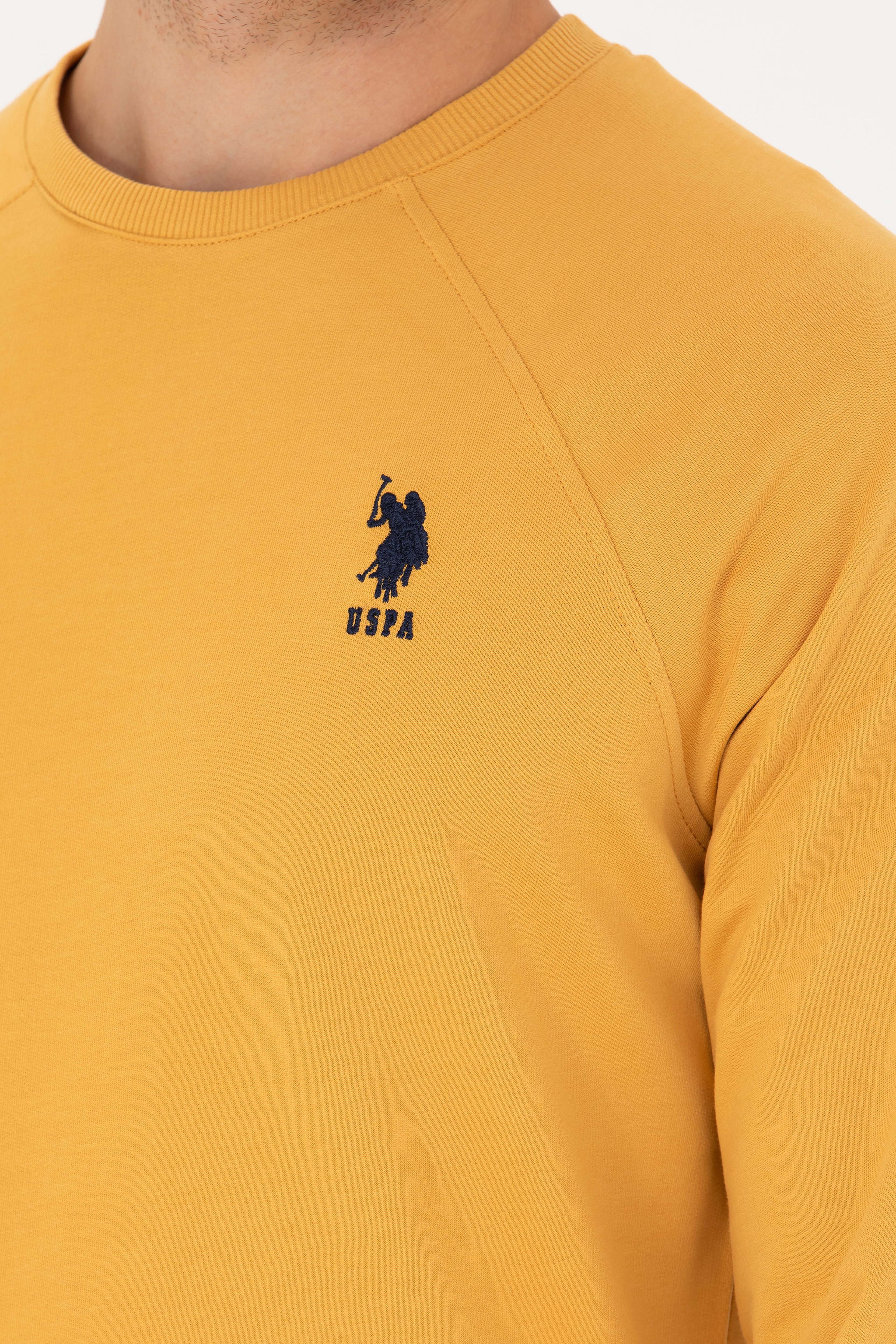 Erkek Safran Basic Sweatshirt - Image 7