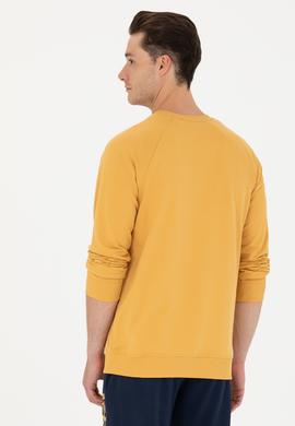 Erkek Safran Basic Sweatshirt - 50253181067