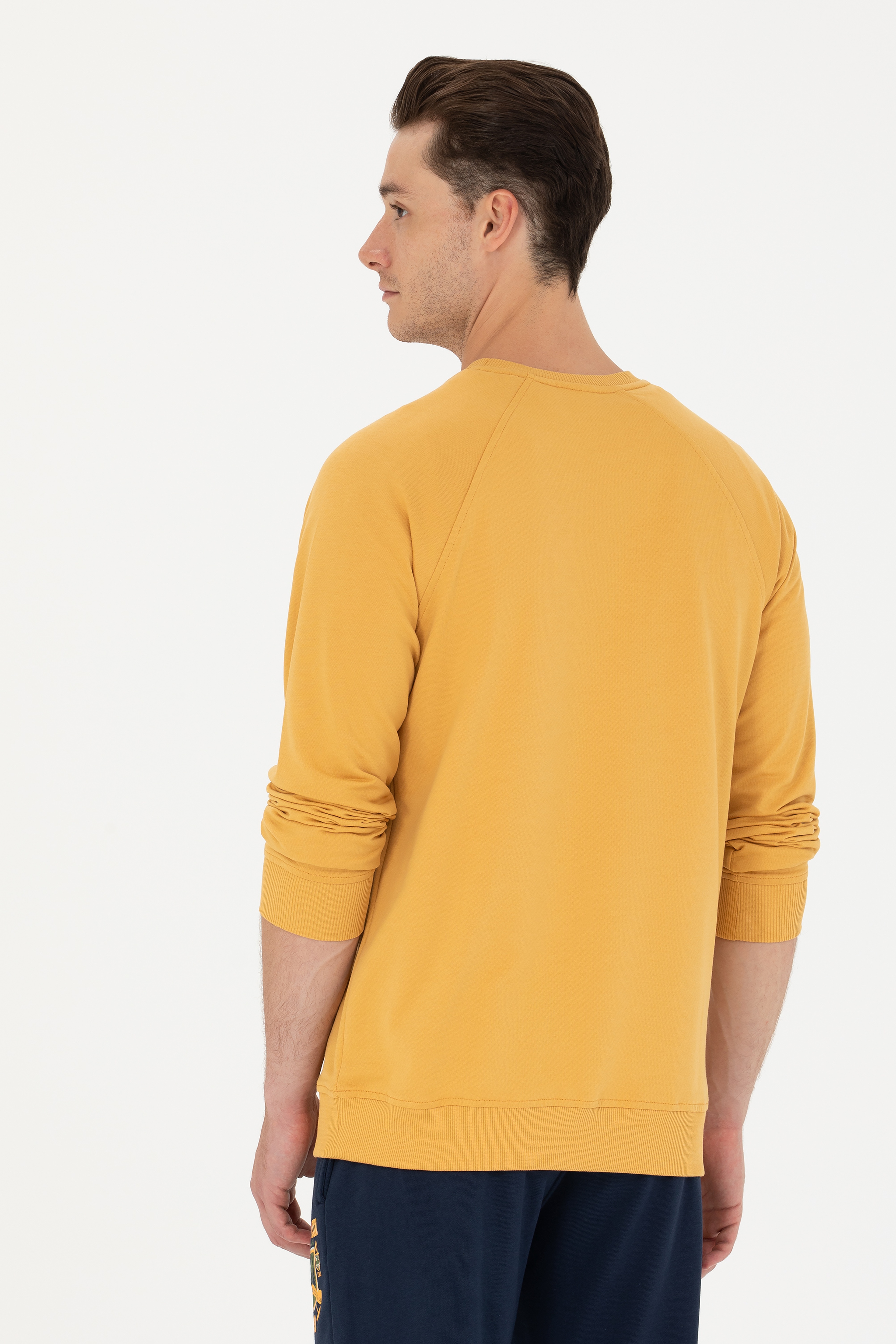 Erkek Safran Basic Sweatshirt - Image 5