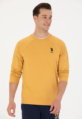Erkek Safran Basic Sweatshirt - 50253181067