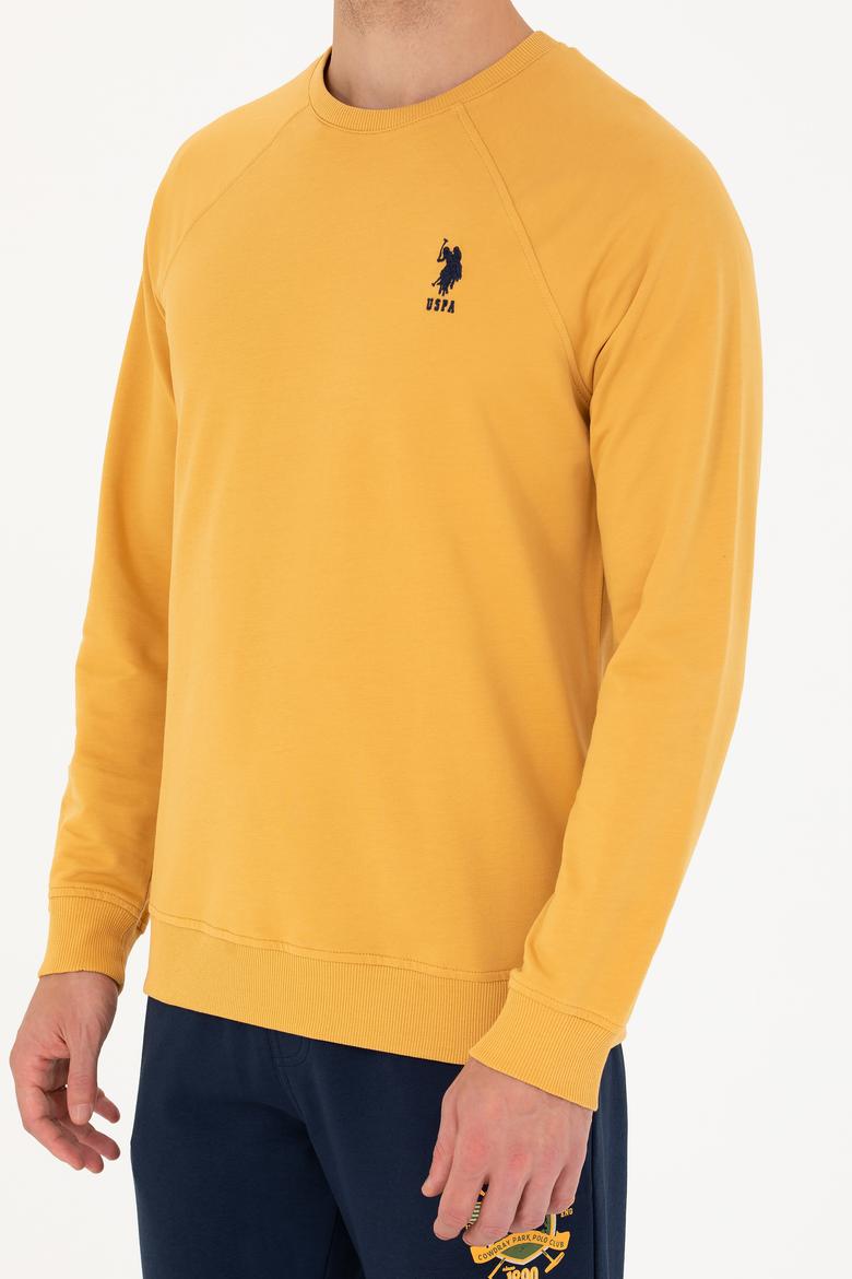 Erkek Safran Basic Sweatshirt - 50253181067