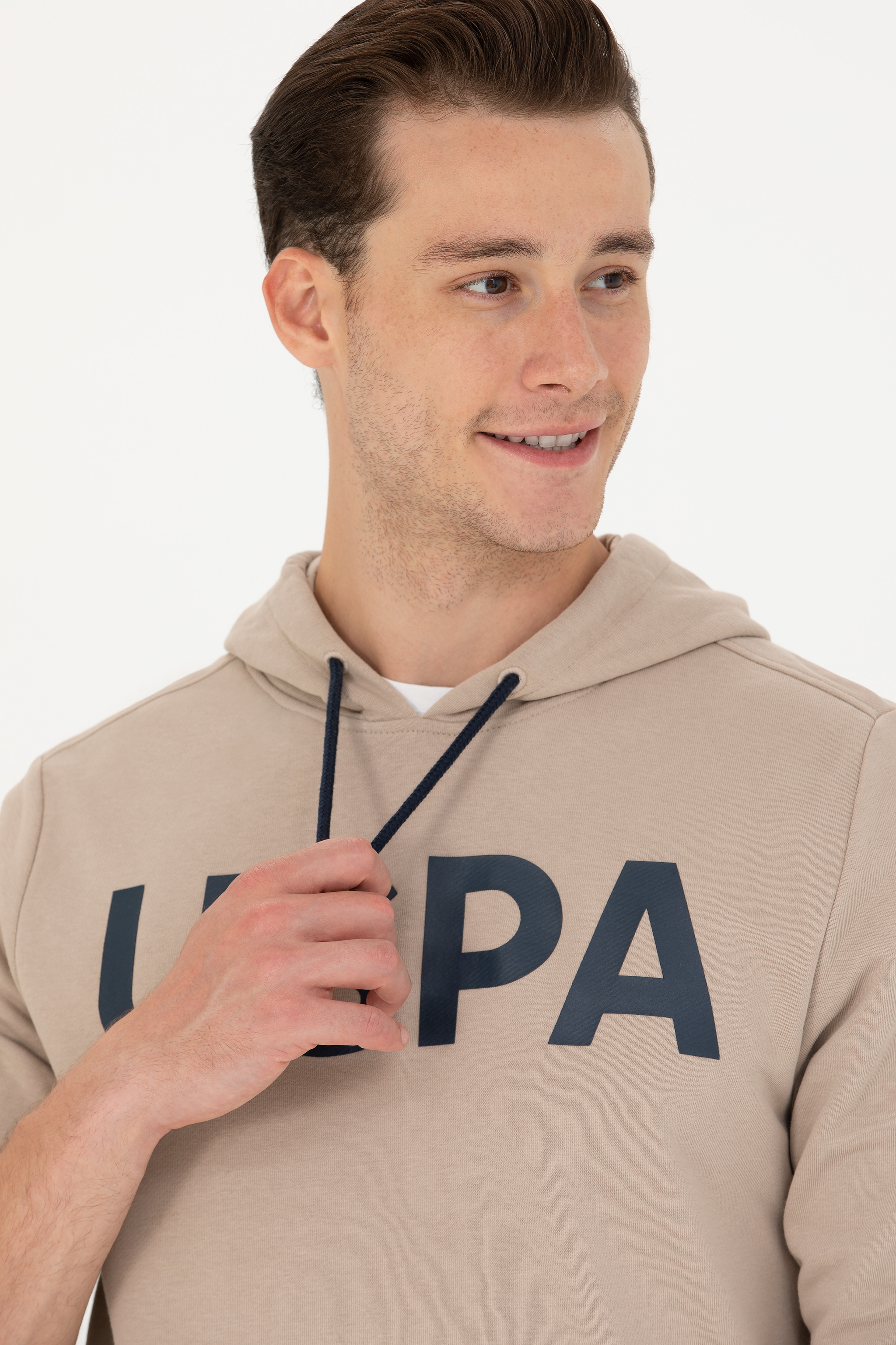 Erkek Taş Basic Sweatshirt
