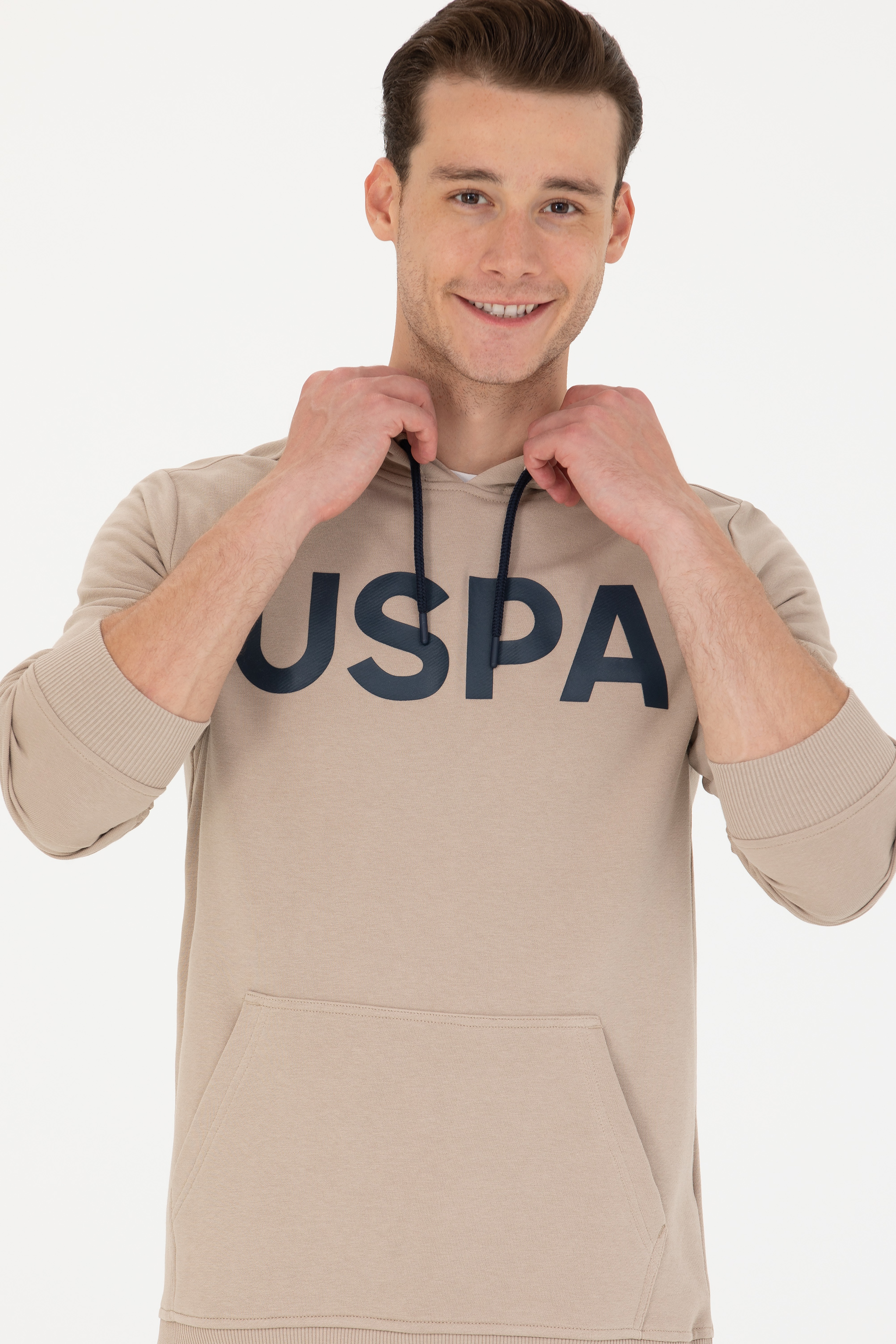 Erkek Taş Basic Sweatshirt - Image 3