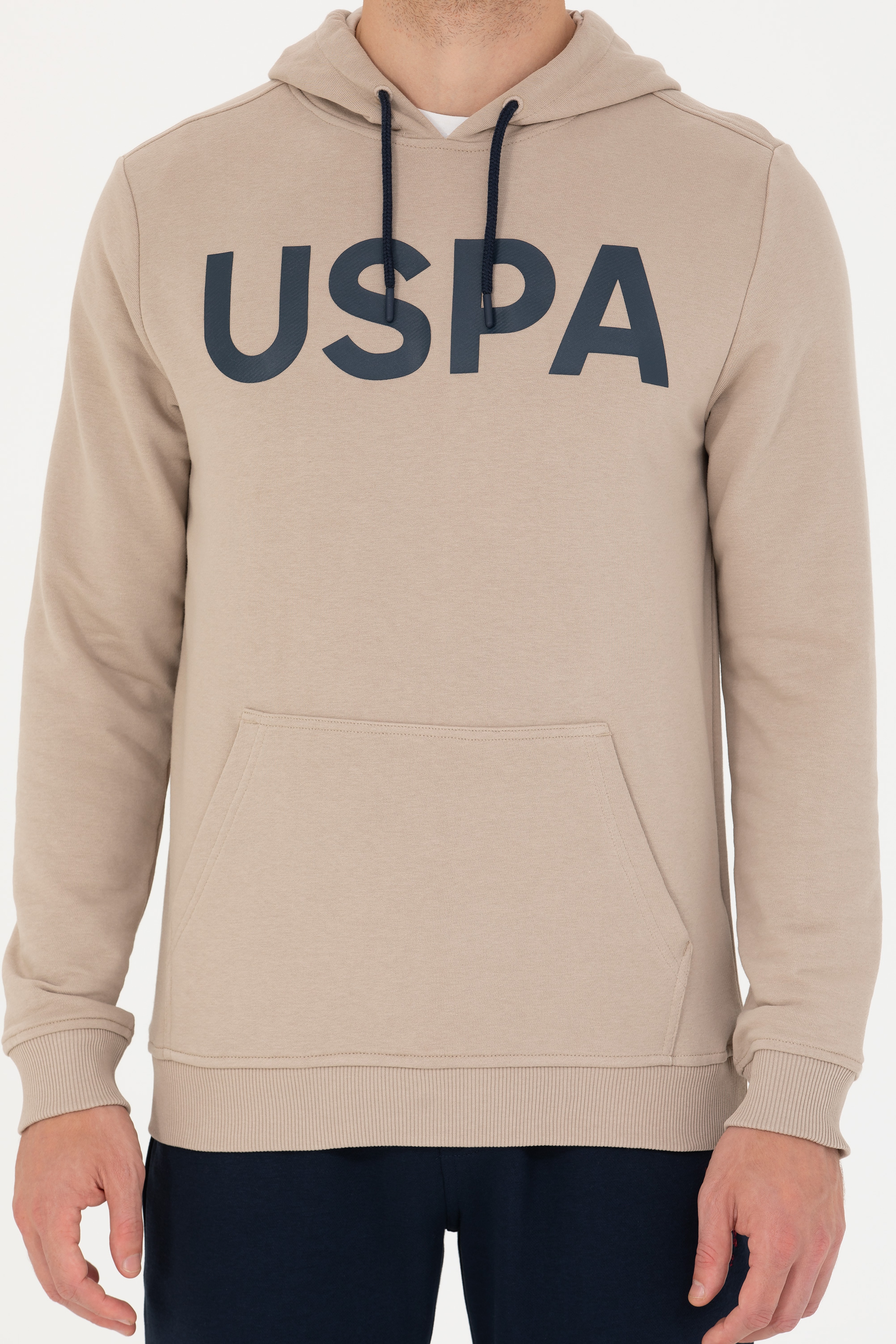 Erkek Taş Basic Sweatshirt - Image 6