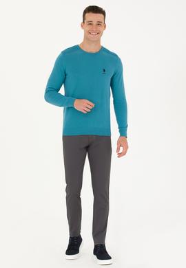 Erkek Antrasit Kanvas Pantolon - 50271469107