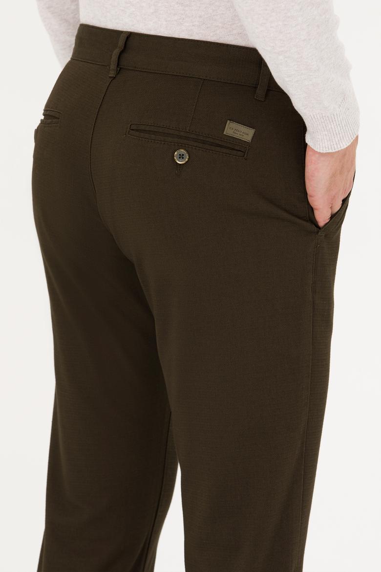 Erkek Koyu Haki Kanvas / Chino Pantolon - 50271469611