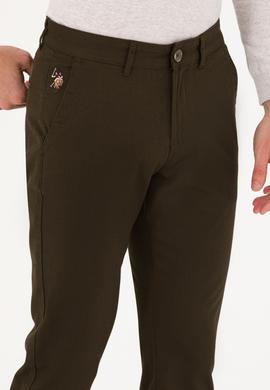 Erkek Koyu Haki Kanvas / Chino Pantolon - 50271469611