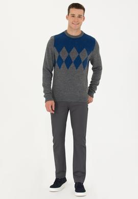 Erkek Antrasit Kanvas Pantolon - 50271485083