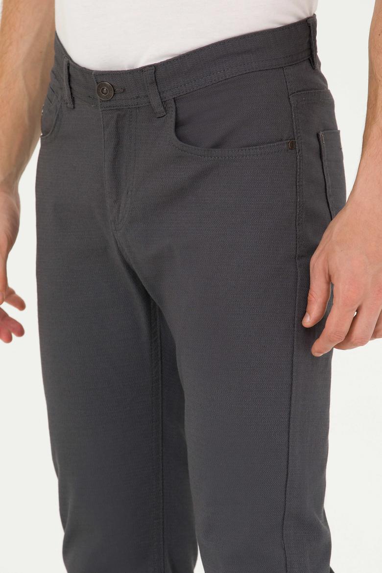 Erkek Antrasit Kanvas Pantolon - 50271485083