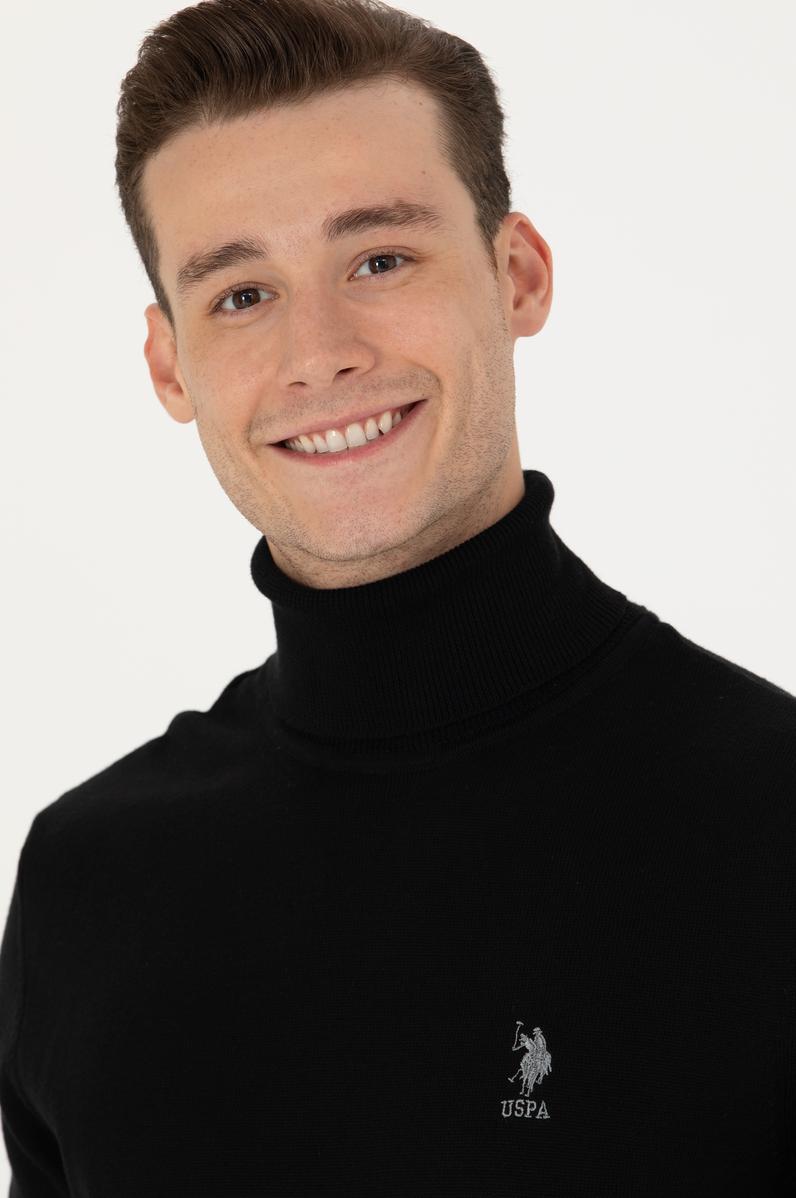 Erkek Siyah Basic Kazak