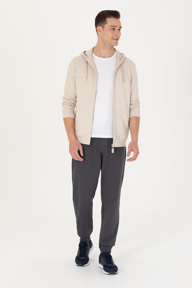 Erkek Bej Örme Hırka - 50269394166