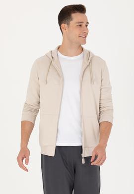 Erkek Bej Örme Hırka - 50269394166