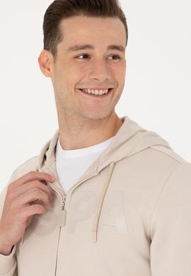 Erkek Bej Örme Hırka - 50269394166