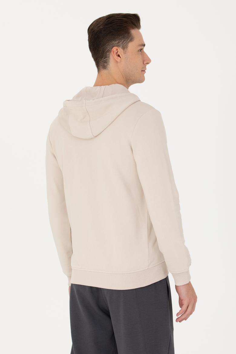 Erkek Bej Örme Hırka - 50269394166