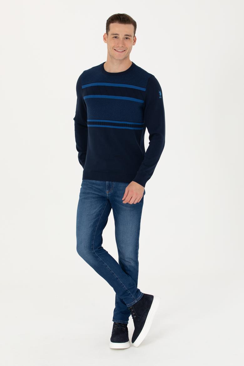 Erkek Lacivert Kazak - 50272109005