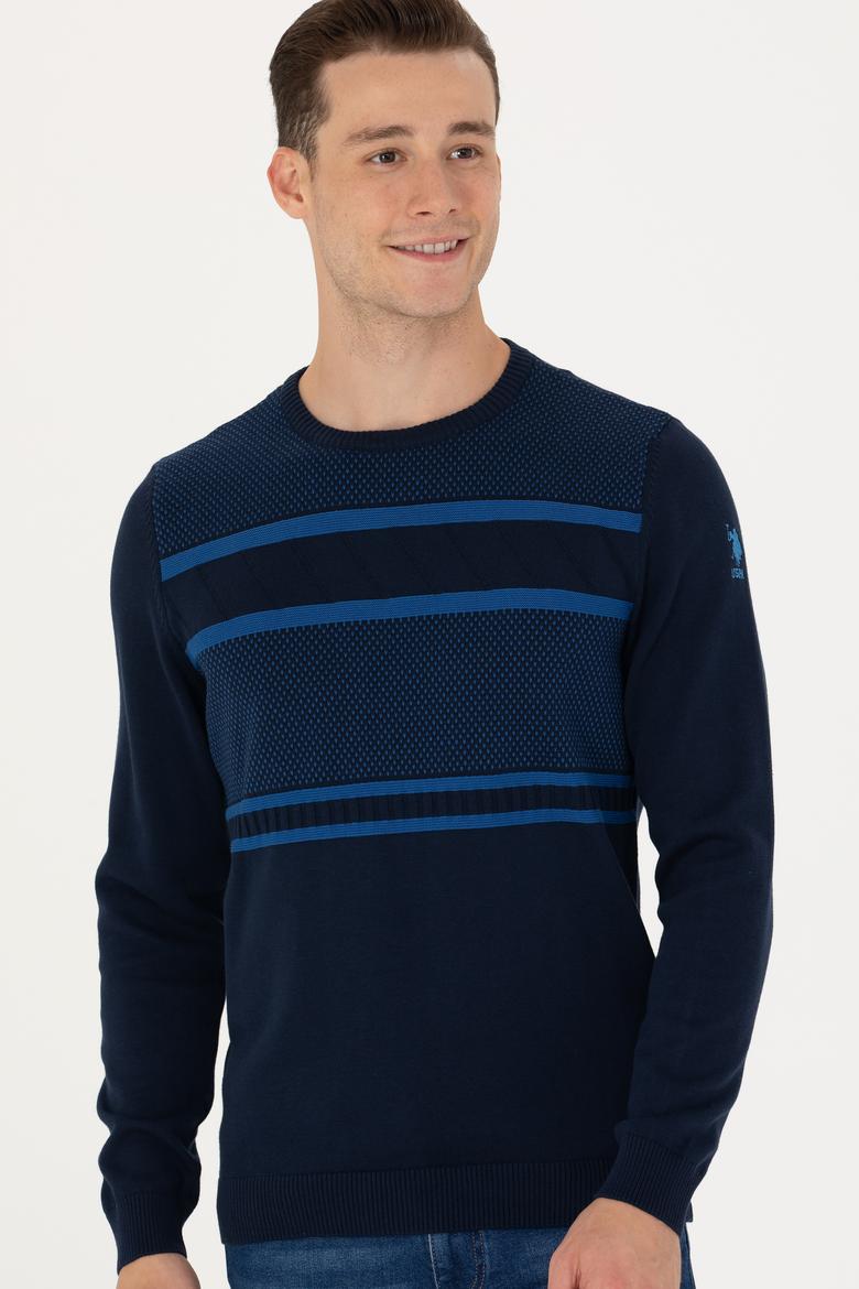 Erkek Lacivert Kazak - 50272109005