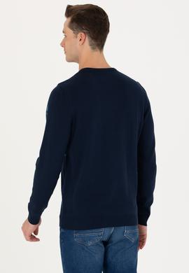 Erkek Lacivert Kazak - 50272109005