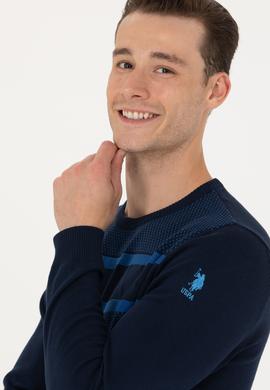 Erkek Lacivert Kazak - 50272109005