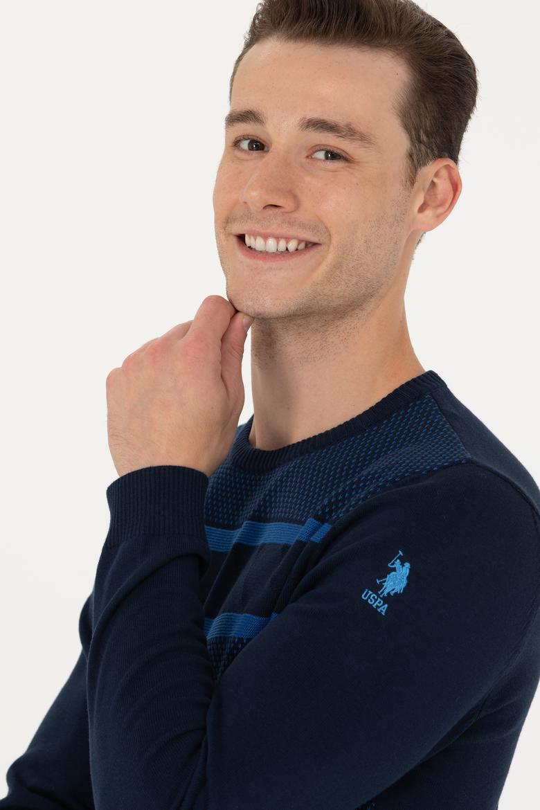 Erkek Lacivert Kazak - 50272109005