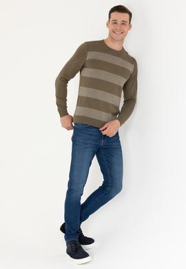 Erkek Haki Kazak - 50272113015