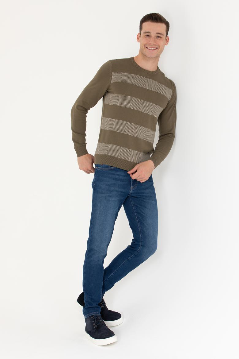 Erkek Haki Kazak - 50272113015