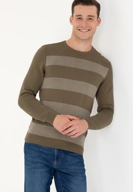 Erkek Haki Kazak - 50272113015